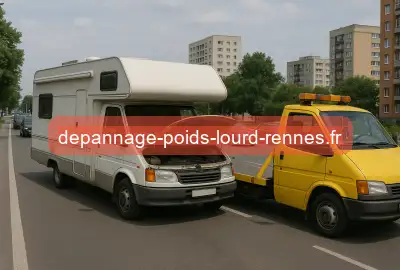 Remorquage campingcar