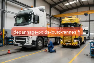 Air, boite de vitesse, freins bloqué sur poids lourd